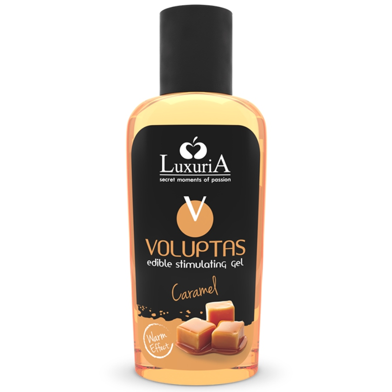 Ilhaerotica - INTIMATELINE LUXURIA - VOLUPTAS GEL DE MASSAGEM COMESTÍVEL EFEITO AQUECEDOR - CARAMELO 100 ML