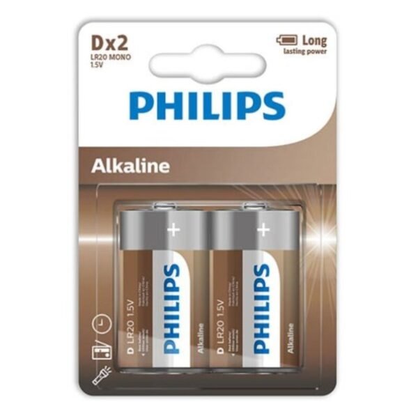 Ilhaerotica - PHILIPS - BATERIA ALCALINA D LR20 BLISTER*2