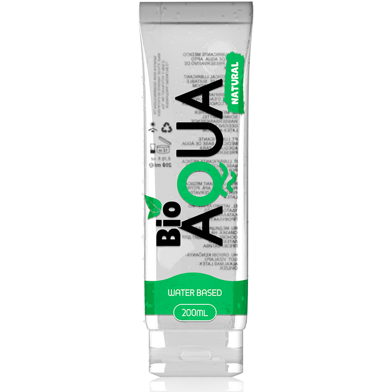 Ilhaerotica - BIOAQUA - LUBRIFICANTE INGREDIENTES NATURAIS À BASE DE ÁGUA 200 ML