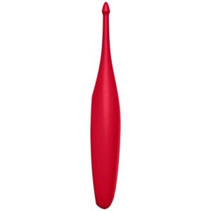 SATISFYER – VIBRADOR TWIRLING FUN TIP VERMELHO