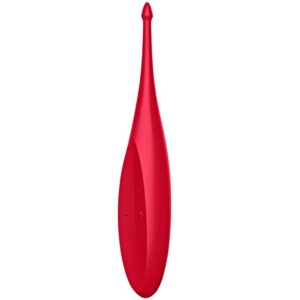 SATISFYER – VIBRADOR TWIRLING FUN TIP VERMELHO