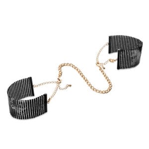 BIJOUX – DÉSIR MÉTALLIQUE ALGEMAS DE MALHA DE METAL PRETO