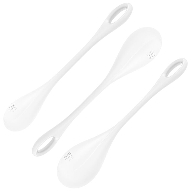 Ilhaerotica - SATISFYER - CONJUNTO DE TREINO YONI POWER 1 BRANCO
