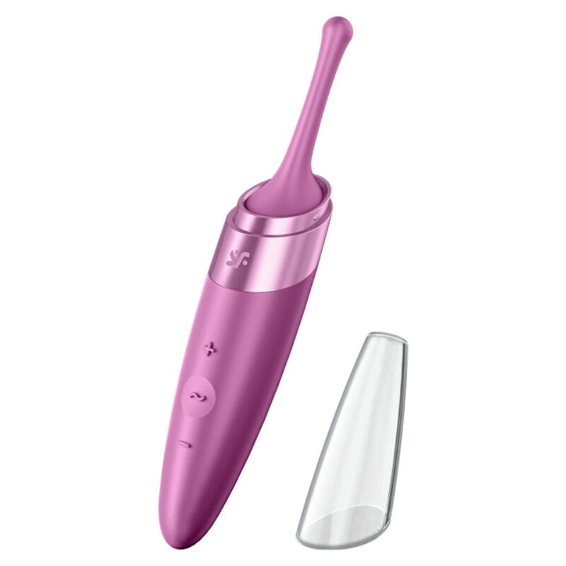 Ilhaerotica - SATISFYER - ESTIMULADOR DE CLITÓRIS TWIRLING DELIGHT ROXO