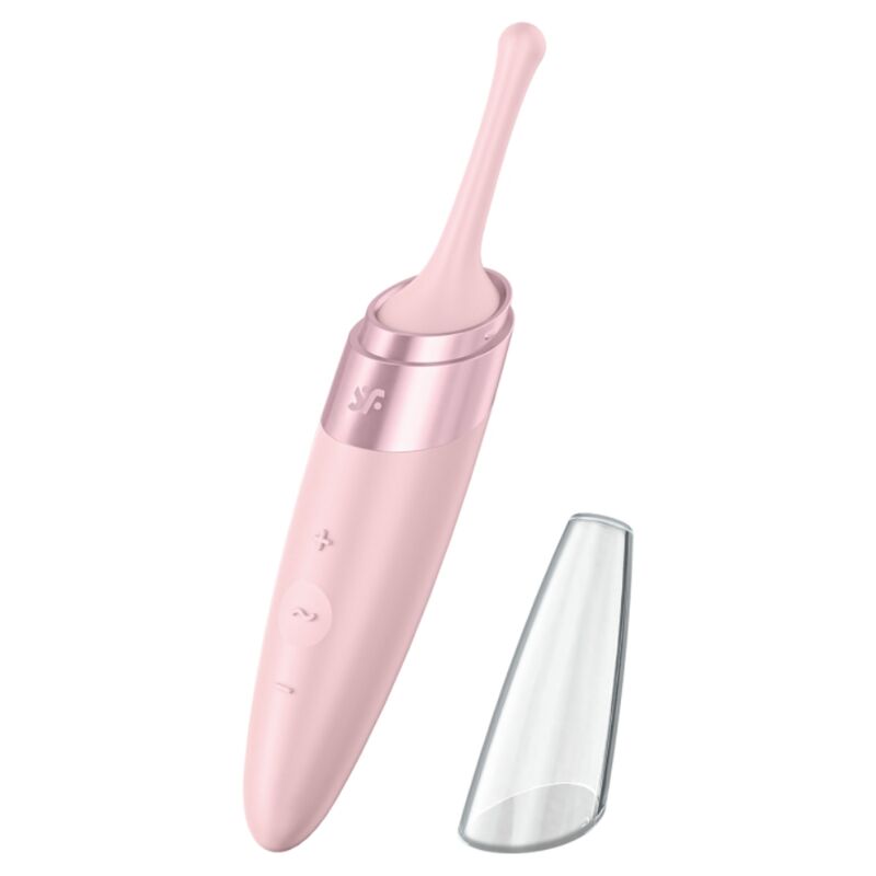 Ilhaerotica - SATISFYER - ESTIMULADOR DE CLITÓRIS TWIRLING DELIGHT ROSA