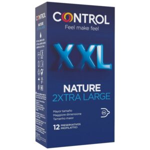 CONTROL – NATURE PRESERVATIVOS 2XTRA GRANDES XXL – 12 UNIDADES
