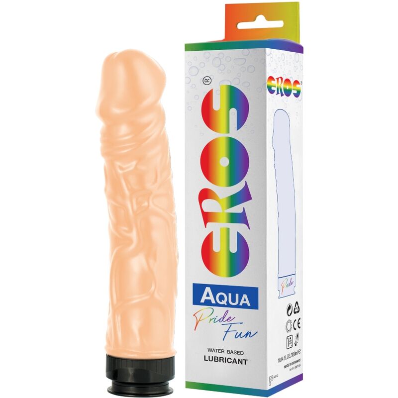 Ilhaerotica - PRIDE - EROS AQUA LGBT PRIDE DILDO E LUBRIFICANTE À BASE DE ÁGUA
