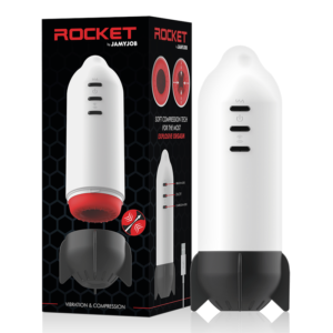 JAMYJOB – ROCKET MASTURBATOR TECNOLOGIA DE COMPRESSO SUAVE E VIBRAO