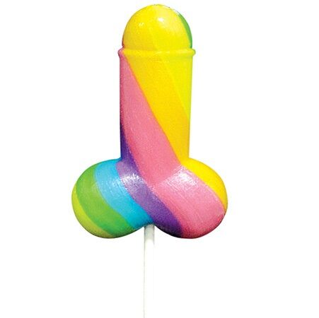 Ilhaerotica - PRIDE - SPENCER & FLEETWOOD GALO ARCO-ÍRIS LGBT LOLLIPOP