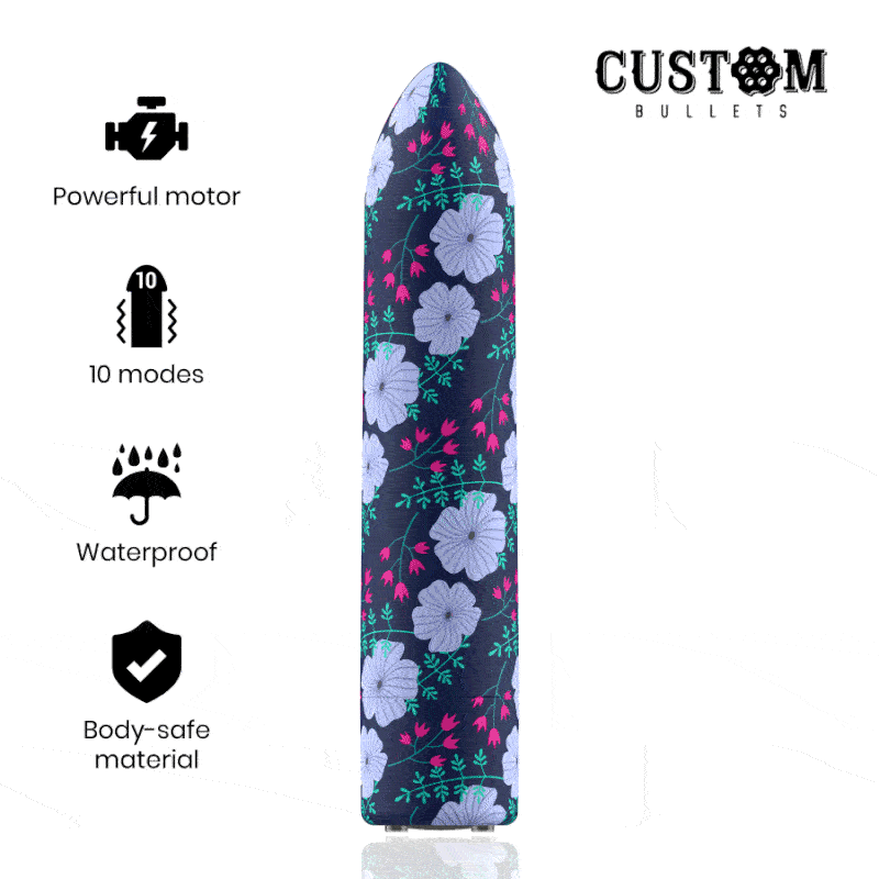Ilhaerotica - CUSTOM BULLETS - PERSONALIZADAS BALAS RECARREGÁVEIS PRIMAVERA 10 INTENSIDADES
