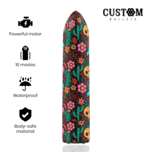 CUSTOM BULLETS – BALAS PERSONALIZADAS FLORAIS RECARREGÁVEIS BALAS 10 INTENSIDADES
