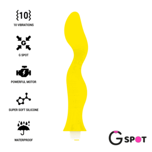 G-SPOT – PONTO G GAVYN VIBRADOR AMARELO
