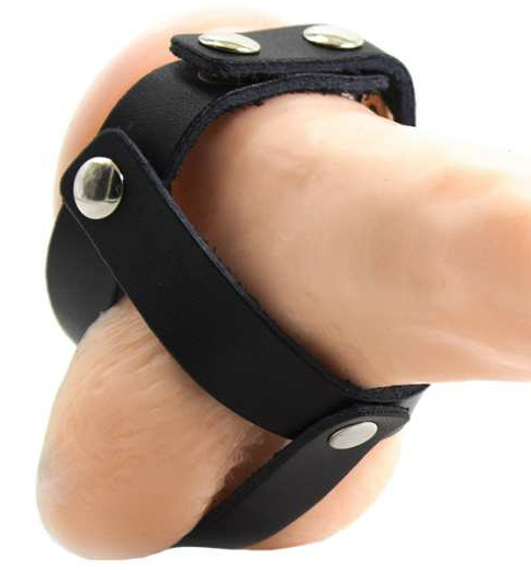 Ilhaerotica - GAIOLA DE BOLAS DE COURO FETICHE OHMAMA