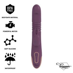 TREASURE – BASTIAN COELHO PARA CIMA E PARA BAIXO, ROTADOR E VIBRADOR COMPATÍVEL COM A TECNOLOGIA WATCHME WIRELESS