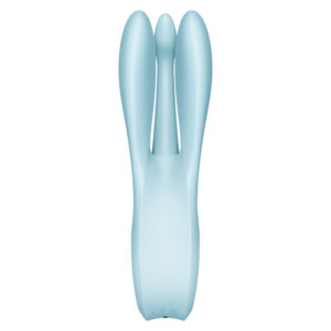 SATISFYER – VIBRADOR THREESOME 1 AZUL