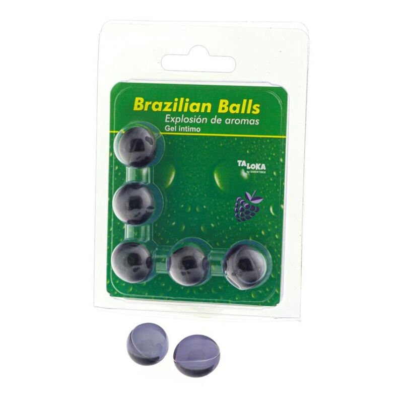 Ilhaerotica - TALOKA - 5 BOLAS BRASILEIRAS BAGAS GEL ÍNTIMO