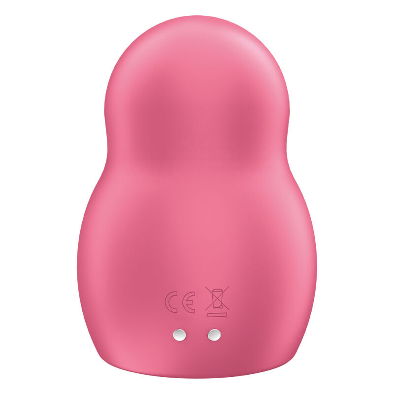 SATISFYER - PRO TO GO 1 ESTIMULADOR E VIBRADOR DE PULSO DE AR DUPLO VERMELHO - Image 3