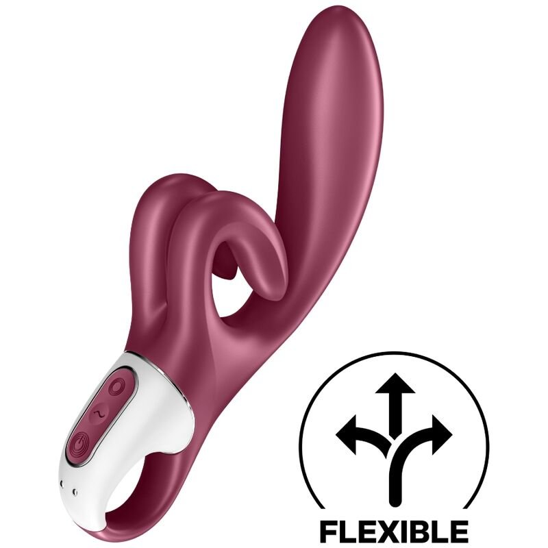 Ilhaerotica - SATISFYER - TOUCH ME COELHO VIBRAO VERMELHO