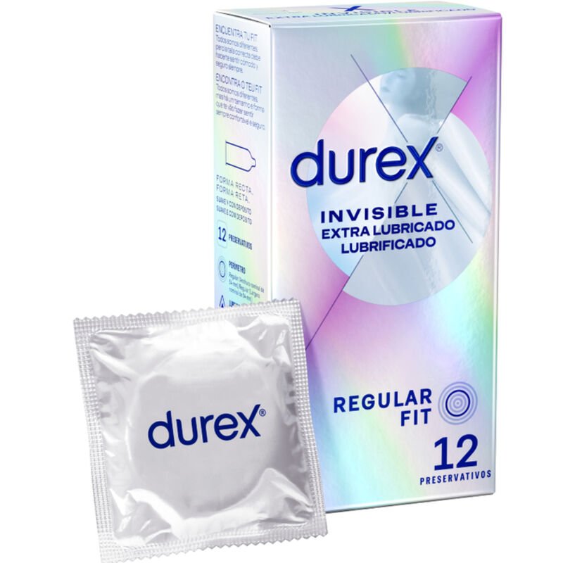 Ilhaerotica - DUREX - INVISÍVEL EXTRA LUBRIFICADO 12 UNIDADES