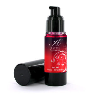 EXTASE SENSUAL – ÓLEO ESTIMULANTE DE CALOR DE MORANGO 30 ML