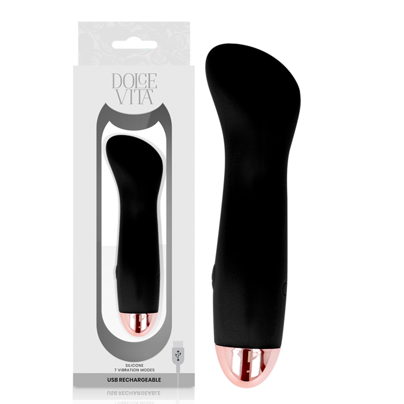 Ilhaerotica - DOLCE VITA - VIBRADOR RECARREGÁVEL ONE BLACK 10 SPEED