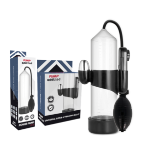 PUMP ADDICTED – VIBRADOR TRANSPARENTE RX3