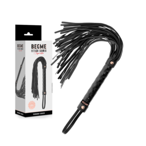 BEGME – BLACK EDITION FLOGGER DE COURO VEGANO