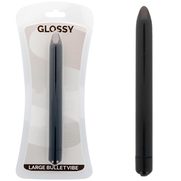Ilhaerotica - GLOSSY - VIBRADOR SLIM PRETO