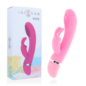 INTENSE – VIBRADOR OSCILANTE SUSY COELHO DE SILICONE ROSA