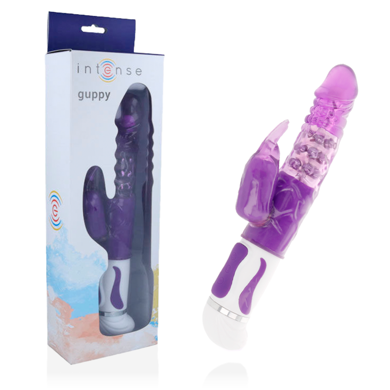 Ilhaerotica - INTENSE - VIBRADOR ROTADOR GUPPY LILAC