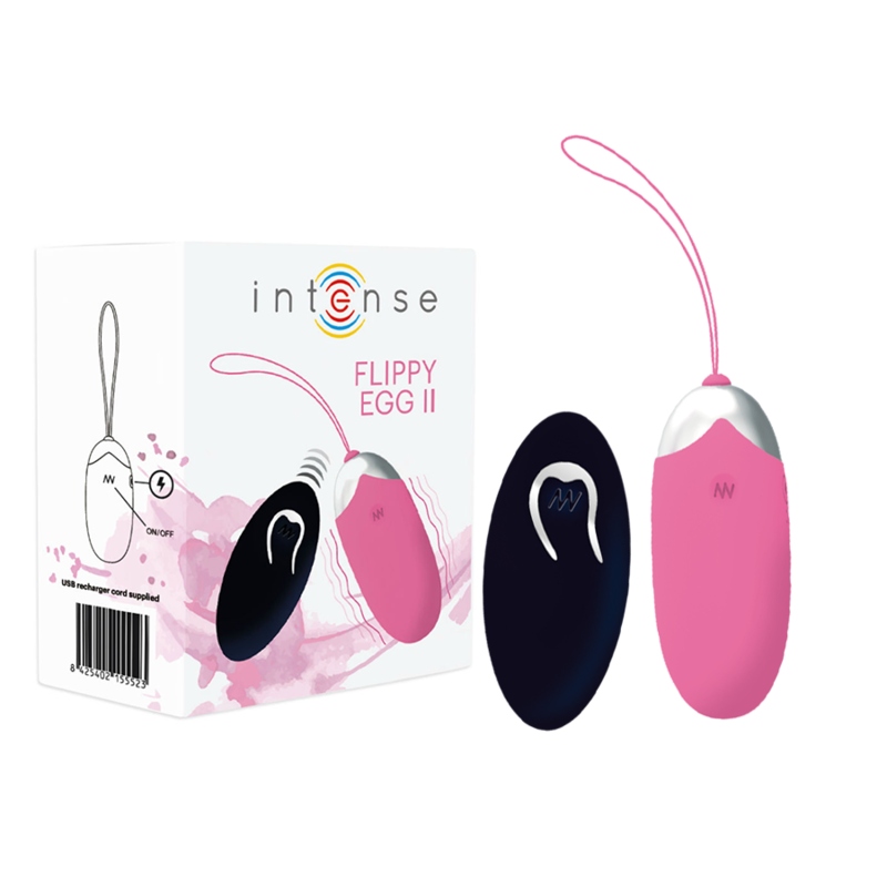 Ilhaerotica - INTENSE - OVO VIBRANTE FLIPPY II COM CONTROLE REMOTO ROSA