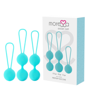 MORESSA – CONJUNTO OSIAN SILICONE PREMIUM TURQUESA
