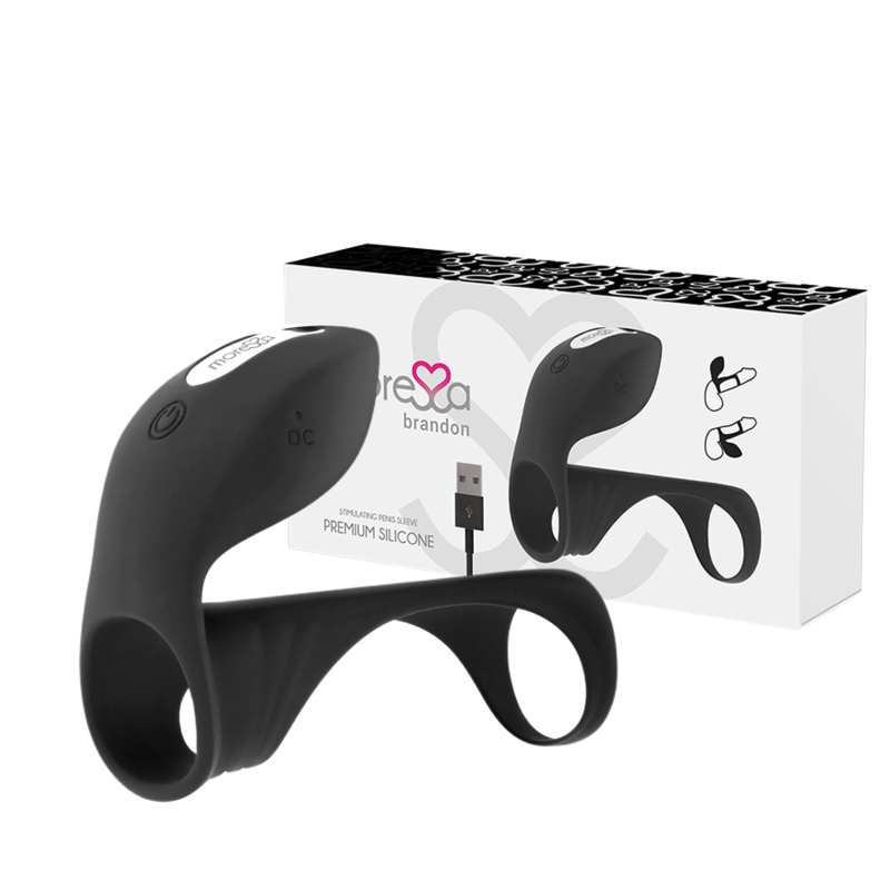 Ilhaerotica - MORESSA - ANEL VIBRADOR BRANDON COM TAMPA