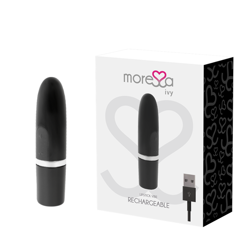 Ilhaerotica - MORESSA - IVY VIBRADOR ESTIMULADOR VIAGEM PRETO