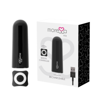 MORESSA – NIX VIBRADOR CONTROLE REMOTO PRETO