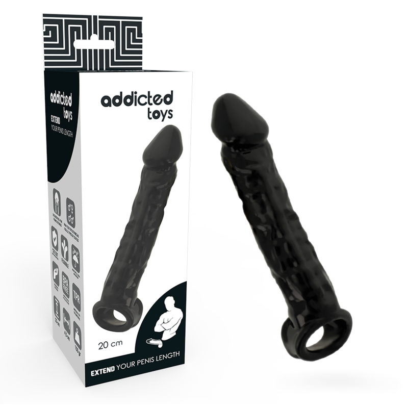 Ilhaerotica - ADDICTED TOYS - DONG EXTENSO PRETA
