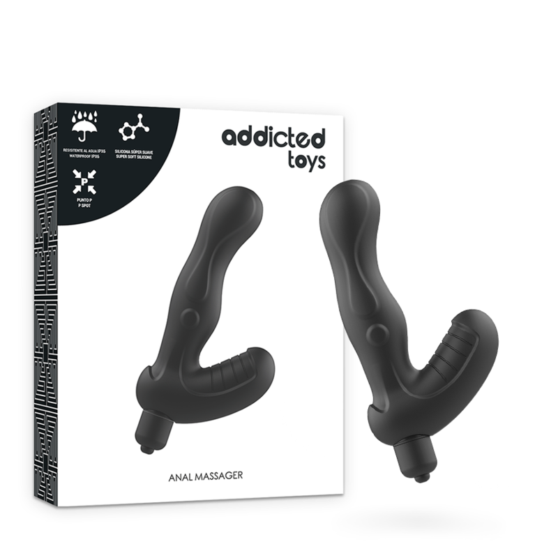 Ilhaerotica - ADDICTED TOYS - P-SPOT VIBE ESTIMULADOR ANAL DE PRÓSTATA DE SILICONE