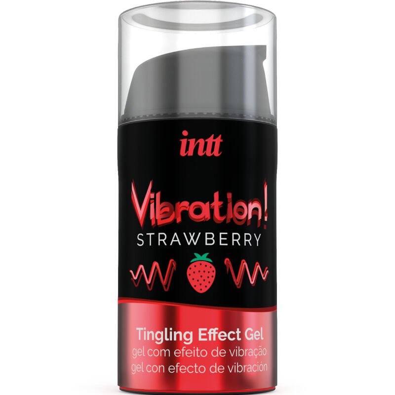 Ilhaerotica - INTT - PODEROSO ESTIMULANTE ÍNTIMO GEL VIBRATÓRIO LÍQUIDO MORANGO 15ML