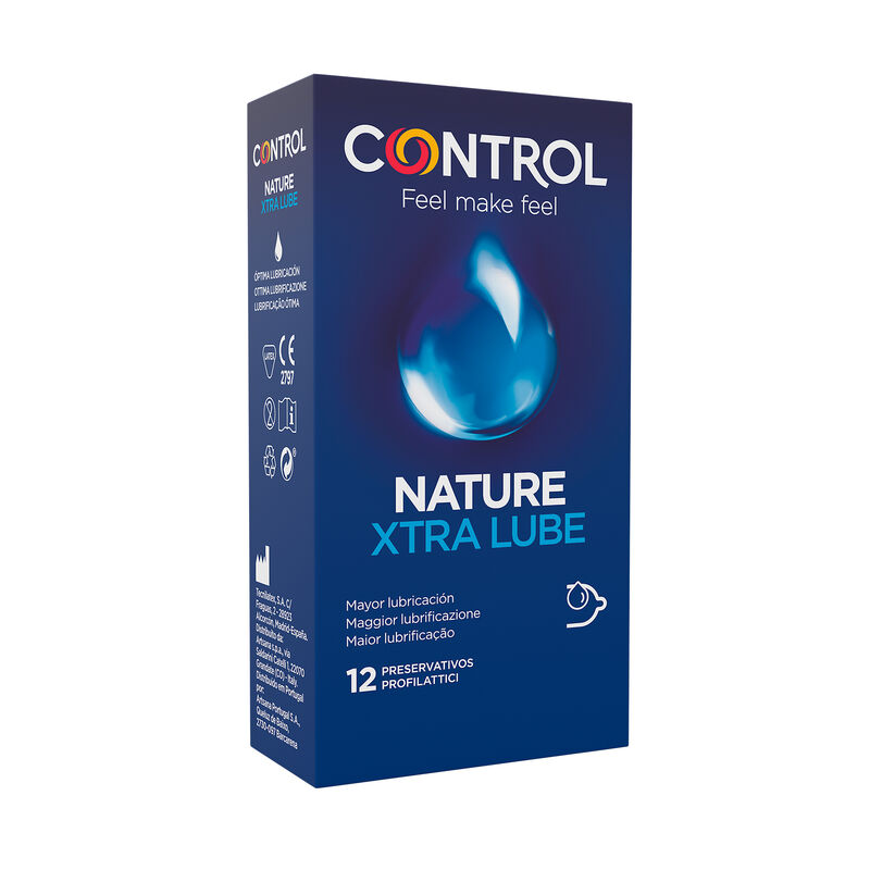 Ilhaerotica - CONTROL - ADAPTA NATURE EXTRALUBE CONDOMS 12 UNITS
