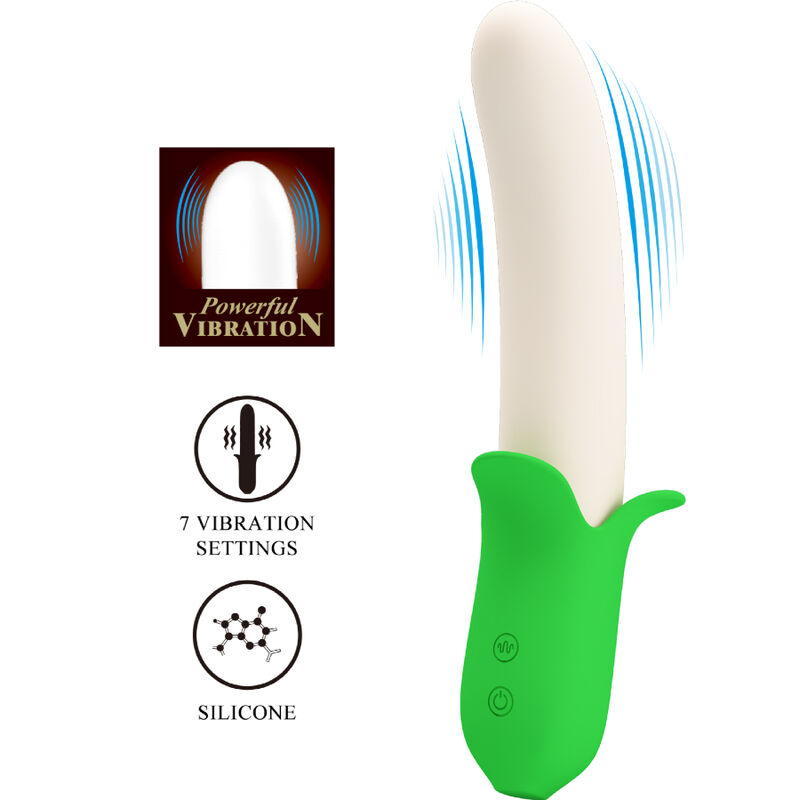 PRETTY LOVE - BANANA KNIGHT SUPER POWER 7 VIBRAÕES DE SILICONE - Image 3