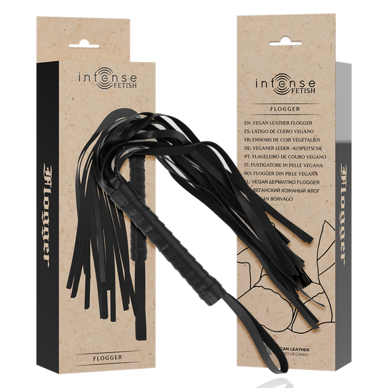 Ilhaerotica - INTENSE FETISH - FLOGGER DE COURO VEGANO