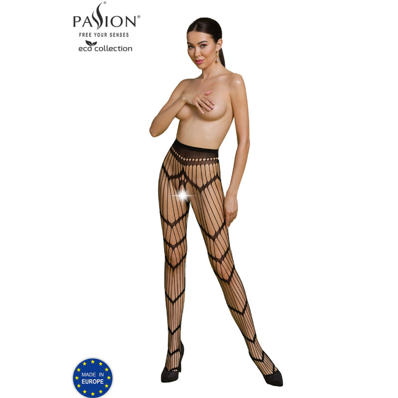 Ilhaerotica - PASSION - COLEO ECO BODYSTOCKING ECO S006 PRETO