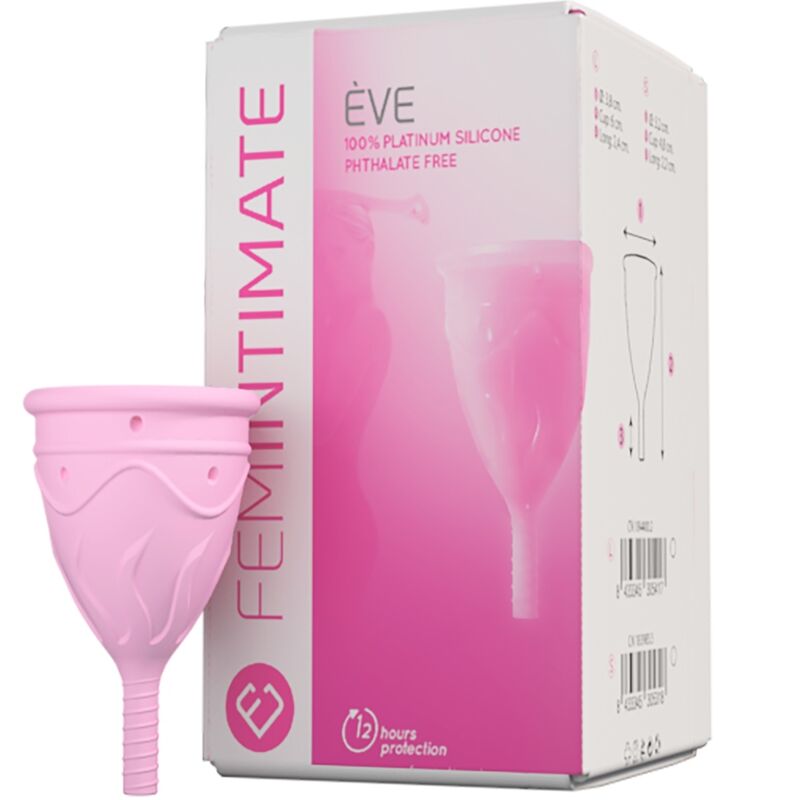 Ilhaerotica - FEMINTIMATE - COPO MENSTRUAL DE SILICONE EVE TAMANHO S