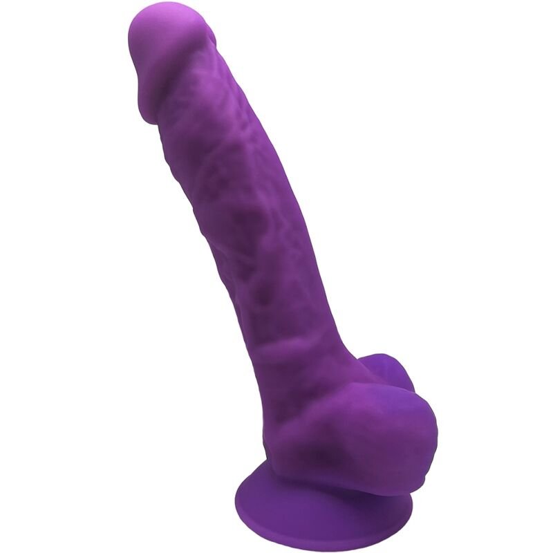 Ilhaerotica - SILEXD - MODELO 1 PÊNIS REALÍSTICO PREMIUM SILEXPAN SILICONE VIOLETA 17.5 CM