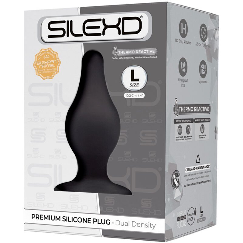 SILEXD - MODELO 2 PLUG ANAL PREMIUM SILEXPAN SILICONE PREMIUM TERMOREATIVO TAMANHO L - Image 2