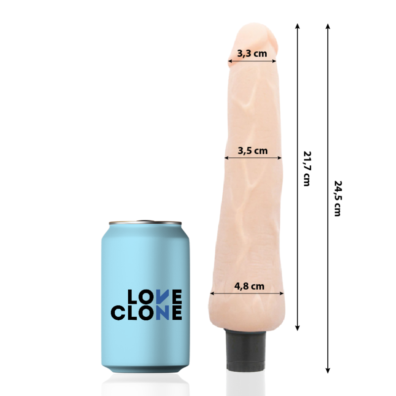 Ilhaerotica - LOVECLONE - VIBRADOR AUTO LUBRIFICANTE RAGNAR 24