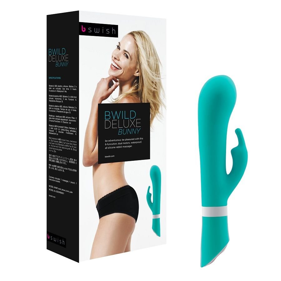 Ilhaerotica - B SWISH - BWILD DELUXE COELHO VIBRADOR JADE