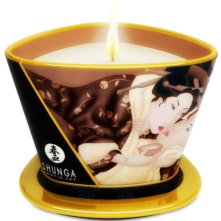Ilhaerotica - SHUNGA - MINI CARESS BY CANDELIGHT VELA DE MASSAGEM DE CHOCOLATE 170 ML