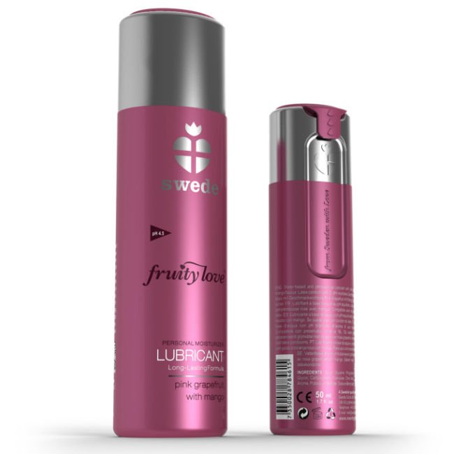 Ilhaerotica - SWEDE - LUBRIFICANTE FRUITY LOVE ROSA TORANJA COM MANGA 50 ML