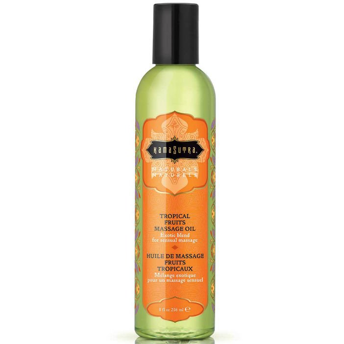 Ilhaerotica - KAMASUTRA - ÓLEO DE MASSAGEM NATURALS FRUTAS TROPICAIS 236ML
